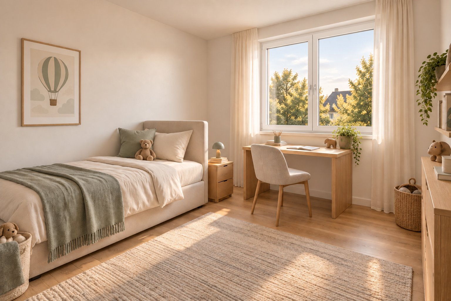 Zimmer 2 · Einrichtungsvorschlag als Kinderzimmer